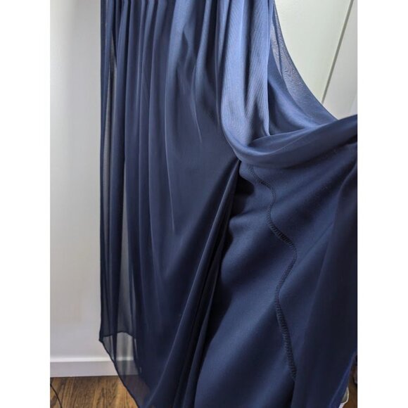 David's Bridal Dress Size 6 Maxi Lace Layered Prom Formal Party Layered Chiffon - Picture 8 of 11